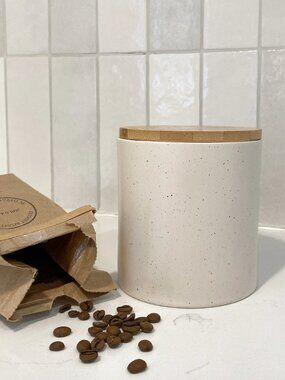 NWT Storage Canister with Bamboo Lid